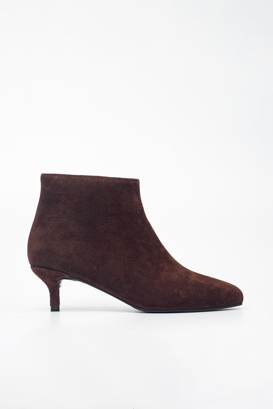 KADIN KAHVERENGİ SÜET HAKİKİ DERİ BOT 20520