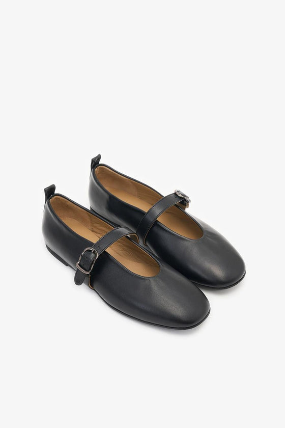 KADIN SİYAH HAKİKİ DERİ BABET 20499