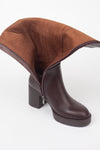KADIN KAHVERENGİ FERMUARLI HAKİKİ DERİ ÇİZME 20538