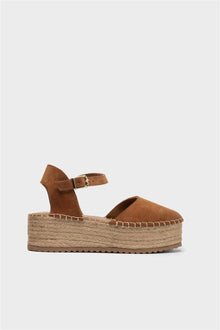  KADIN TABA SÜET ESPADRİL HAKİKİ DERİ SANDALET 20463