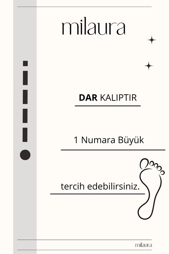 KADIN RUGAN SİYAH ZIMBA DETAYLI HAKİKİ DERİ TERLİK 20300